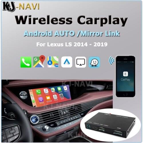 Decoder Box For Lexus LS 2014 2015 2016 2017 2018 2019 Wireless CarPlay With Android AUTO Mirror-Link AirPlay Car Play Functions