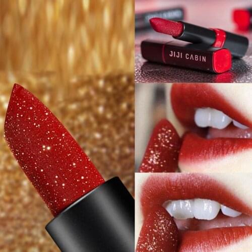 Hot Sales Lasting Lipstick Matte Velvet Glossy Lip Gloss Waterproof Lip Balm Sexy Tint Women Fashion Makeup Valentines Day Gift