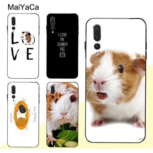 MaiYaCa Cute Animals Guinea Pig Case For Huawei P30 Pro P40 P10 P20 Lite Mate 20 30 10 Lite P Smart 2019 Z Coque