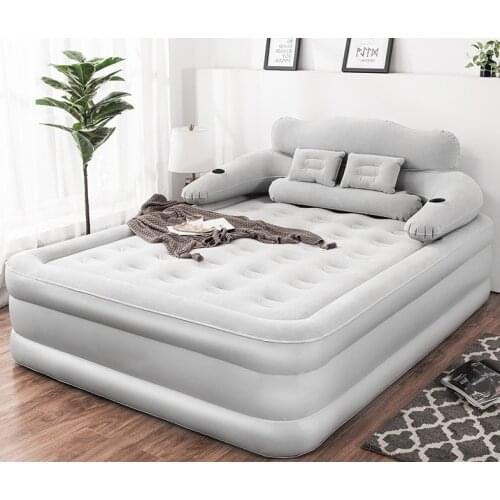 Inflatable air bed simple and convenient folding inflatable bed outdoor camping comfortable inflatable bed