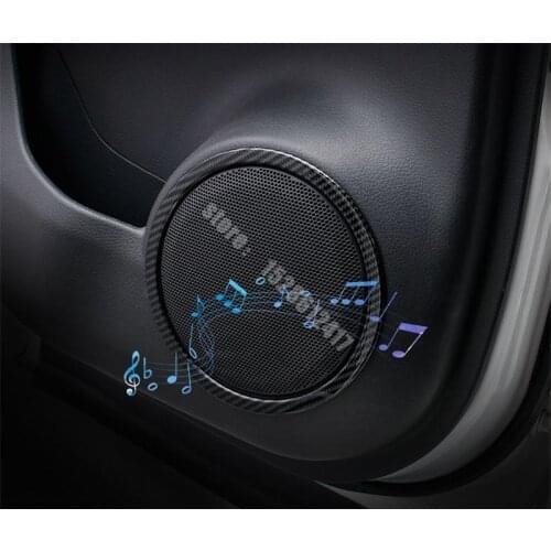 ABS Car Door Stereo Covers Door Speaker Stickers Sequins Decoration for Nissan Qashqai J11 2016-2021 Car styling