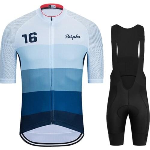 2021 Ralvpha Cycling Clothing Jersey Sets pro Road Bike Short Clothes Summer Bicycle tops Triathlon Skinsuit Cycle Shirt