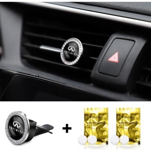 1Pcs Air Outlet Aromatherapy Clip Car Solid Perfume Freshener For Infiniti Q50 Q50L Q60 Q70L QX30 QX50 QX60 QX70 QX80 ESQ FX35 Q