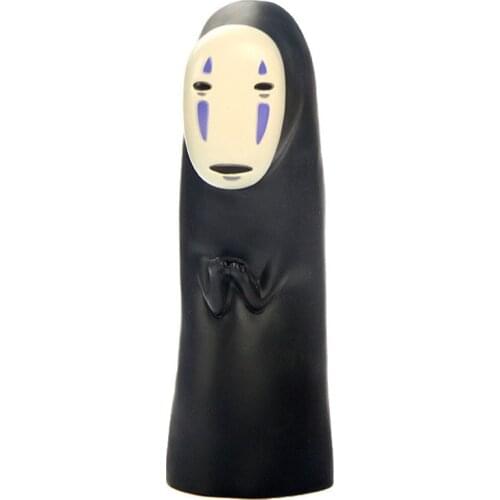 20CM Resin Piggy Bank Miyazaki Spirited Away Faceless Man Action Figure Model Toys Kids Gifts