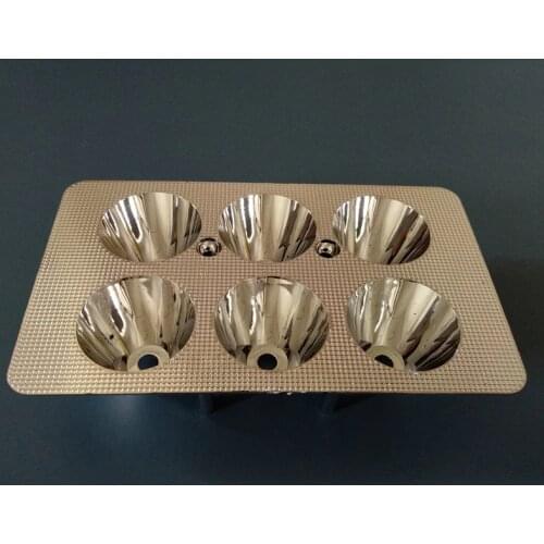 #PRCZ-149.8 High quality Led Reflector Cup, Headlight Reflective Cup, Size: 149.8X89.7X30.6mm, Surface: Plating, PC Materials