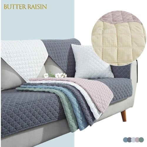 Modern Sofa Cover Washed Cotton Corner Sofa Seat Covers For Living Room Four Seasons Universal Non-slip 1/2/3-seater Couch Cover