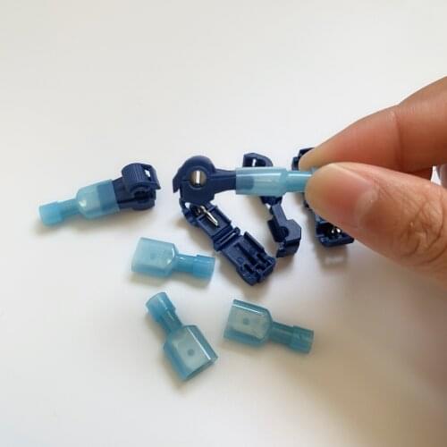 50PCS/25SETS T-type T2 / T8 quick splicing terminal wire convenient connector 2.5m2 breakless and lossless wire splitter