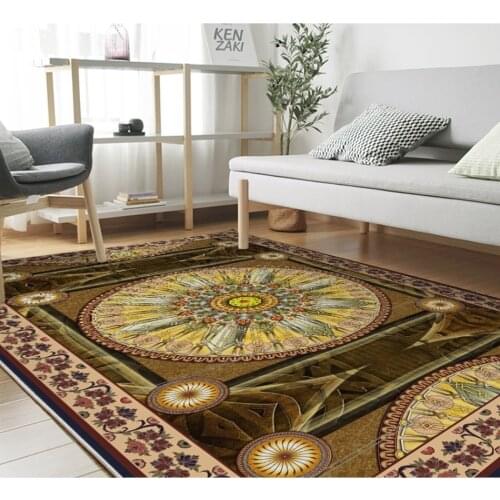 European retro luxury pattern home living room bedroom reunion floor papel de parede wallpaper elf-adhesive 3d flooring