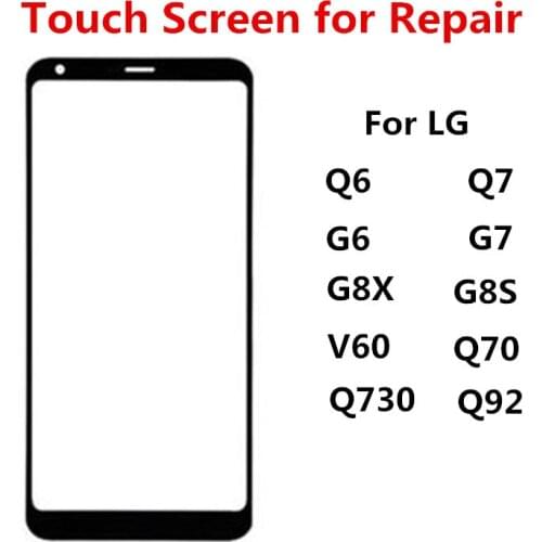 LGG7 G 7 Outer Screen For LG G7 Front Touch Panel LCD Display Screen Out Glass Cover Lens Phone Repair Replace Part