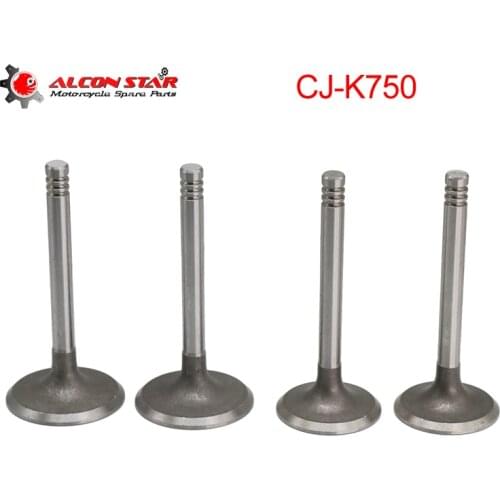 Alconstar- 4 Pcs/Set Motorcycle Intake And Exhaust Valves For SV Flat head/Side valve Engine For BMW R1 R51 R72 Ural M1 M1M M72