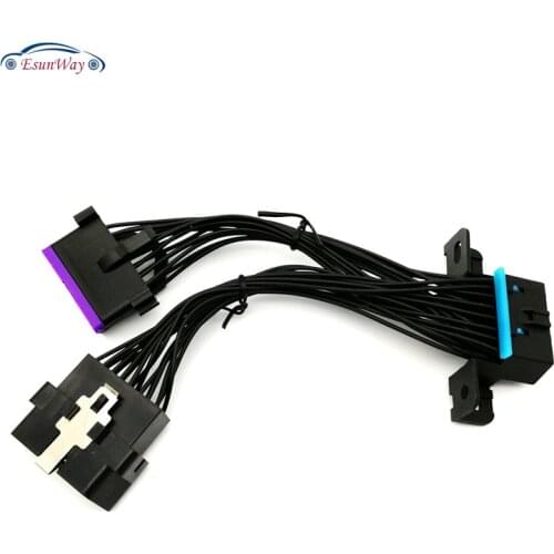 1 to 2 OBD2 OBD II Y Diagnostic Connector Cable Adapter Splitter for All Cars High Performance coupleur Car Repair Tools