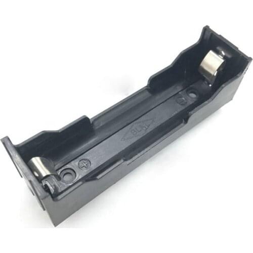 1Pcs/lot ABS 3.7V 1 Cell 18650 Battery Holder Case Plastic Battery Storage Box with Pins