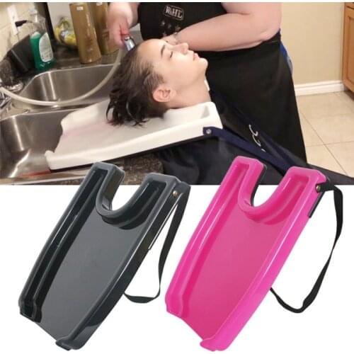 1pc hair salon shampoo basin plastic holder barber flushing plate hairdressing styling tools