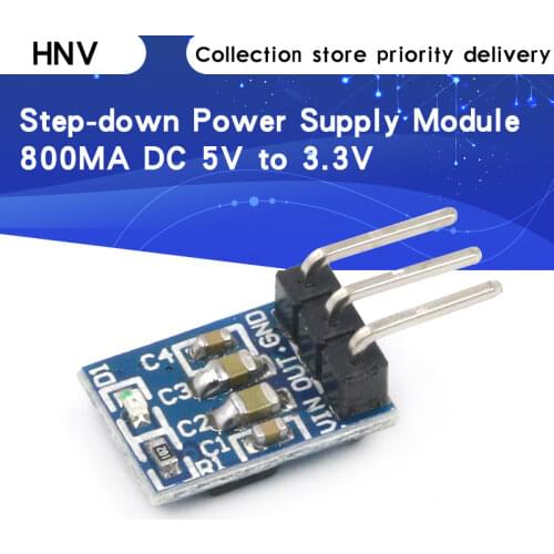 10pcs DC 5V to 3.3V Step-Down Power Supply Module AMS1117-3.3 LDO 800MA