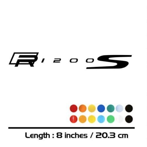 2 X New Sales motorcycle bike Fuel tank Wheels Fairing notebook Luggage helmet MOTO Sticker decals For BMW R1200S r 1200 s