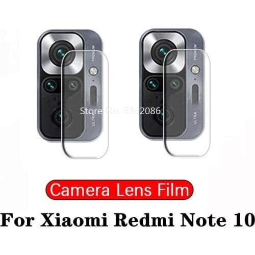 2Pcs Protective Glass For Xiaomi Redmi Note 10 Camera Protector Film For Xiaomi Redmi Note 10S 10Pro Note 10 Pro Max Lens Glass