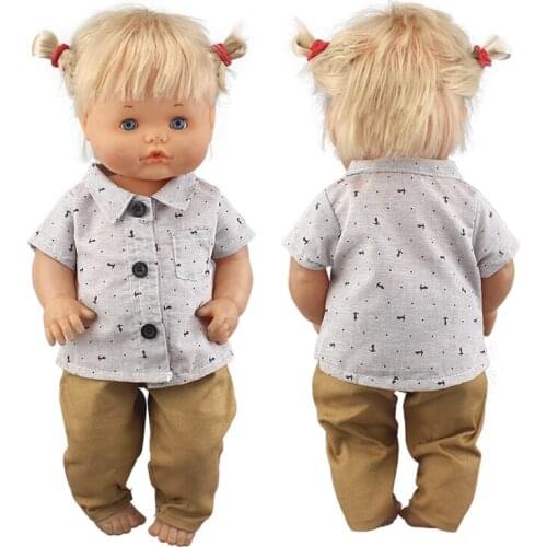 2021 Fashion Outfits For 42cm Nenuco Doll 17 Inches Baby Girl Doll Clothes