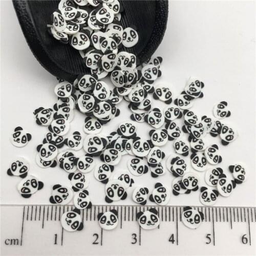 50g Panda Polymer Clay Sprinkle For Kids Diy ,Soft Clay For Craft Clay/Nail Art/Scrapbook Decoration DIY,Filler