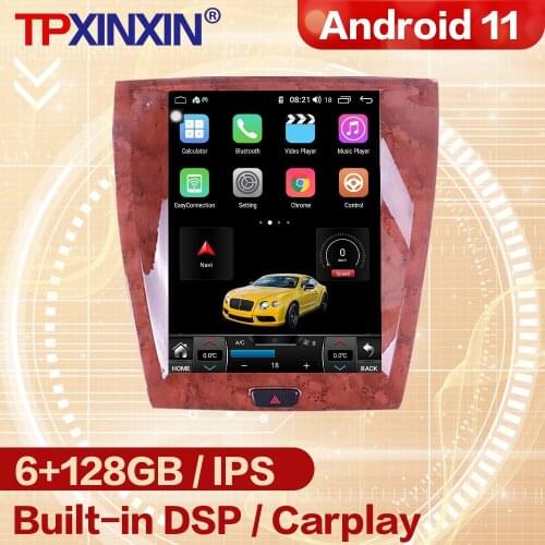 Carplay Android Tesla Screen Radio Receiver For Jaguar XK XKR S XKR-S CAR GPS Navigation Radio Receiver Player Video Head Unit
