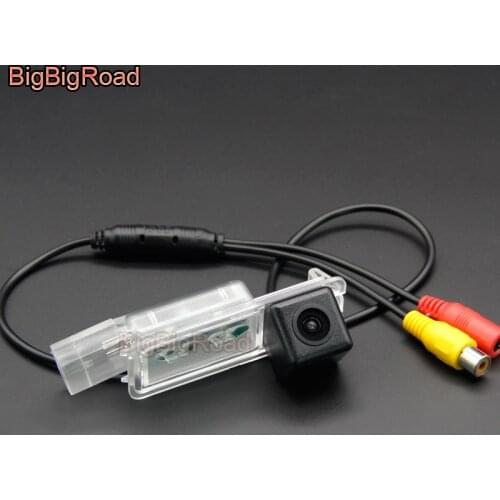 BigBigRoad Vehicle Wireless Rear View Camera HD Color Image For Volkswagen Golf 7 MK7 VII Scirocco Lamando Magotan B8 2013-2016