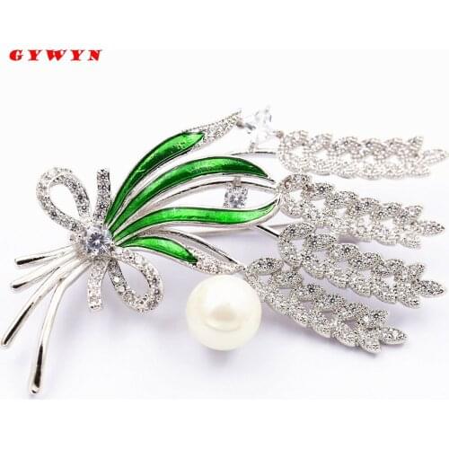 Gywyn White Brooches For Clothes