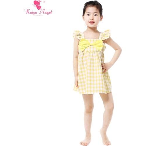 Kaiya Angel 2018 Wholesale Boutique kid Girl Party Sequins Dress Baby Dresses Summer Girls Dresses
