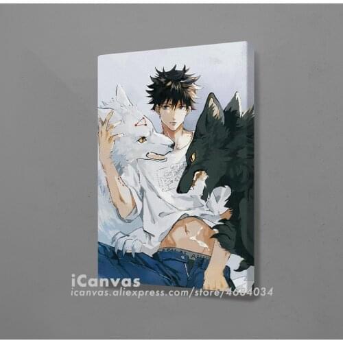 Megumi Fushiguro Jujutsu Kaisen Anime Canvas Home Decor Painting Wall Art Decoration Prints Dorm Living Room Bedroom Poster