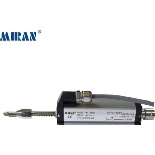 Miran Self Return Spring Linear Position Sensor TR4 10mm-200mm Linear Displacement Transducer with High Accuracy