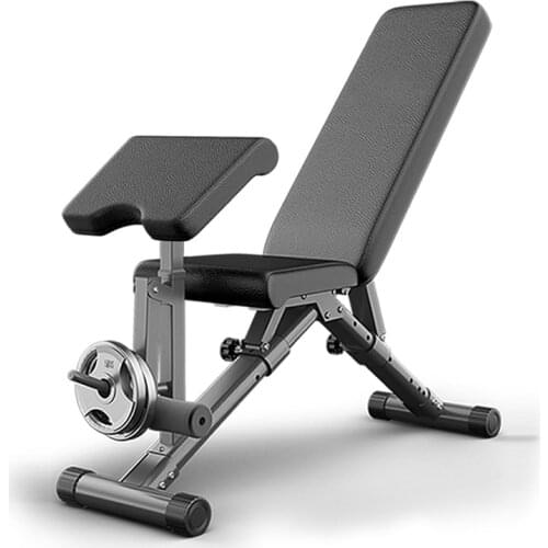 Multi-functional Fitness Chair Sit-ups Fitness Equipment Supine Board Abdominal Muscles Bench Press Dumbbell Bench for Home