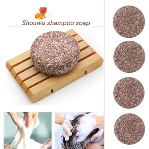 Pack Of 4 Multicolored Natural Solid Shampoos For Organic Shampoo Handmade Hair Darkening Regrowth Anti Dandruff Shampoo Bar