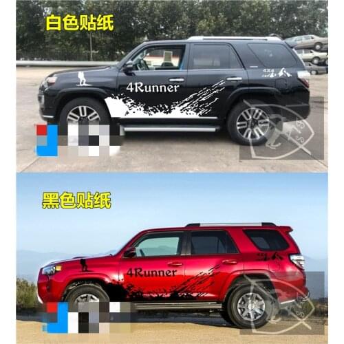 New car stickers FOR Toyota 4Runner Door body exterior decoration modified stickers 4Runner Sports off-road stickers Film