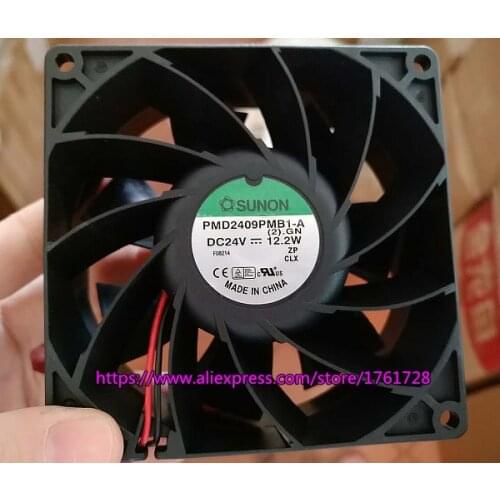 Original 92*92*38mm 9cm PMD2409PMB1-A DC24V 12.2W frequency converter fan