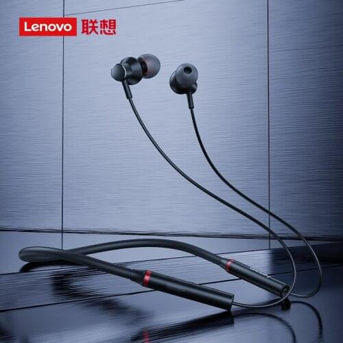 Lenovo Original HE05X Bluetooth 5.0 Wireless Magnetic Neckband Noise Canceling Running Sports Earphone Earplug with Waterproof