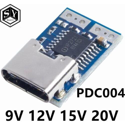 GREAT IT PDC004-PD PD decoy module PD23.0 to DC DC trigger extension cable QC4 charger 9V 12V 15V 20V