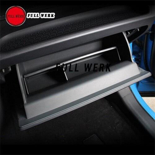 1PC ABS Car Copilot Glove Storage Box Partition Plate Organizer fit for RAV4 2020 Interior Moulding Car Styling Accessories