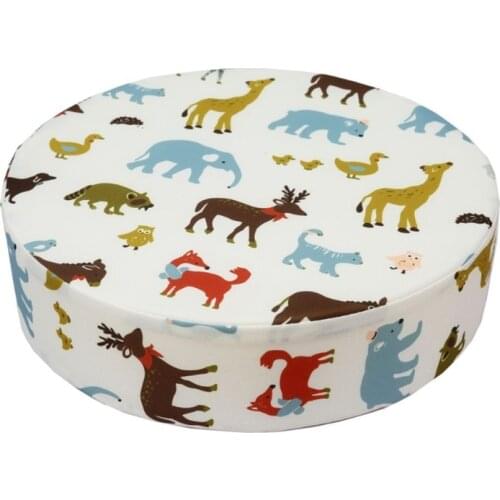 28EC Anti-Slip Children Highchair Seat Booster Toddler Feeding Round Seat Cushion Heightening Dismountable Kids Chair Increased