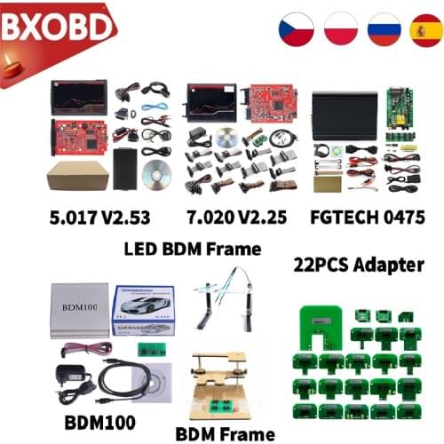 BDM FRAME For FGTech Galletto 4 V54 BDM FRAME FOR ECU Programmer BDM FRAME BDM100 Full Set ECU Chip Tuning Tool