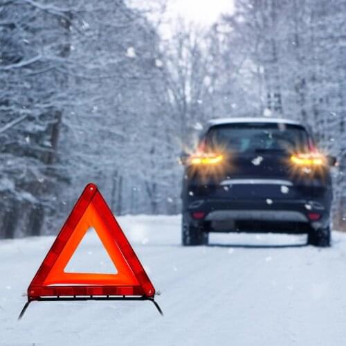 Tripod Triangle Warning Reflective Sign Vehicles Breakdown Packing Sign Safe Parking Warning Sign Car Accessories