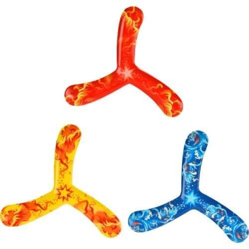 Outdoor Fun Toys Boomerang Throwback Flying Disc Funny Throw Catch Interactive Toy Recreational Children Throwing Sports Toy