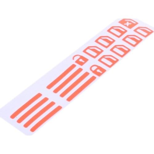 Universal Car Door Window Lift Window Button Sticker Car Sticker Luminous Car Styling