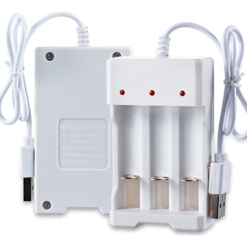 Universal USB Output Battery Charger 2/3/4 Slot Adapter For AA / AAA Battery Rechargeable Quick Charge Battery Charging Tools