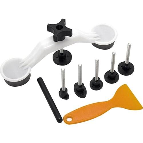 Universal Car Dent Repair Body Damage Fix Tool Pulling Bridge Puller Dent Removal Glue Tabs Hand Repair Tools Kit Paintless