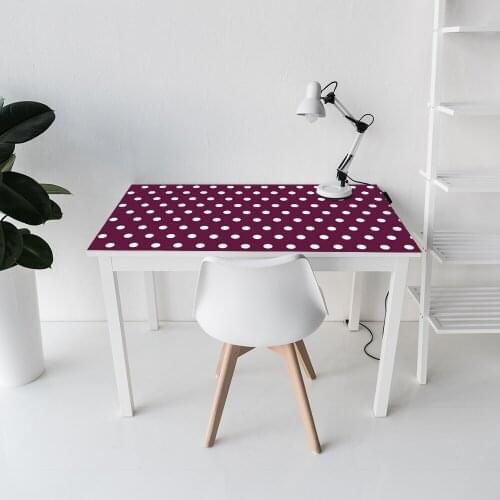 Purple Dots Modern Art Furniture Decal Wallpaper Living Room Adhesive Wall Paper Waterproof Wall Stickers for Cabinet Desk