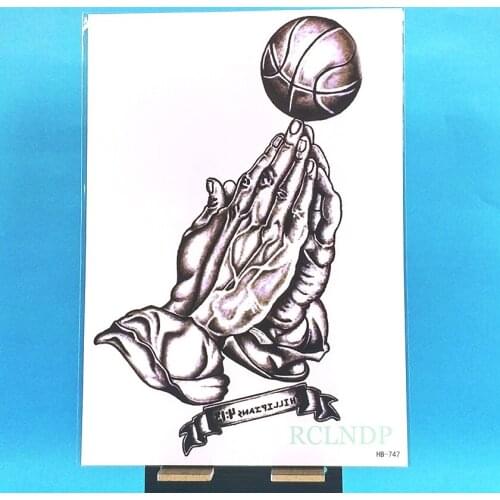 Waterproof Temporary Tattoo Sticker basketball tatto stickers flash tatoo fake tattoos for men