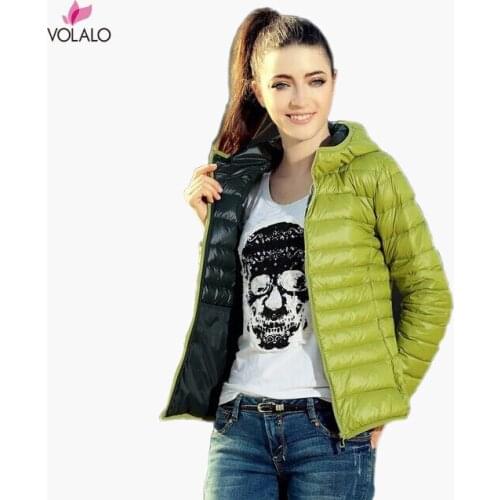 Chaquetas Mujer Women Jackets Hooded Candy Color Casaco Feminino Black/Red/Blue/Coffe/Light Green XS-XL