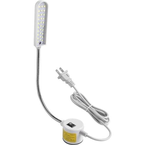 30LED Sewing Machine Lights US PLUG Gooseneck Working Lamp w/ Magnetic Base