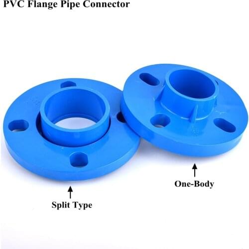 50~200mm PVC Flange Pipe Connector Aquarium Adapter Fish Tank Tube Joint Irrigation Hardware Fittings Flanges Aquarium Supplies