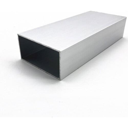 60mm*30mm*1.2mm square tube aluminum alloy hollow pipe rectangle straight duct vessel 100/200/300/400/500/550mm length