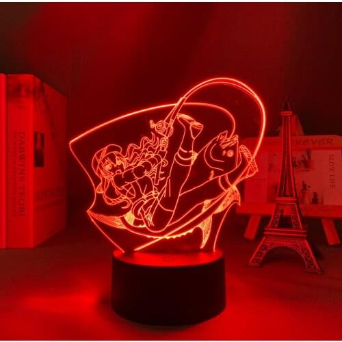 Anime 3d Light Revue Starlight Claudine for Kids Bedroom Decoration Night Light Manga Gift for Her Him Desk Lamp Revue Starlight