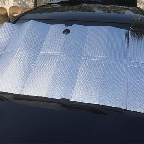 Car Sun Visor Aluminized Film Car Foldable Sunscreen Car Heat Insulation Sun Visor Car Accessories